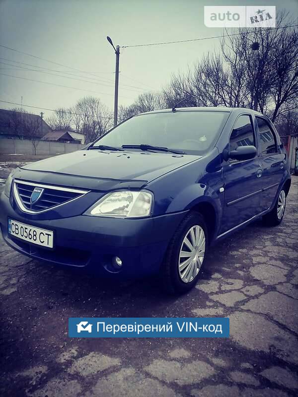 AUTO.RIA – Продам Дачия Логан 2006 (CB0568CT) бензин 1.6 седан бу в Мене