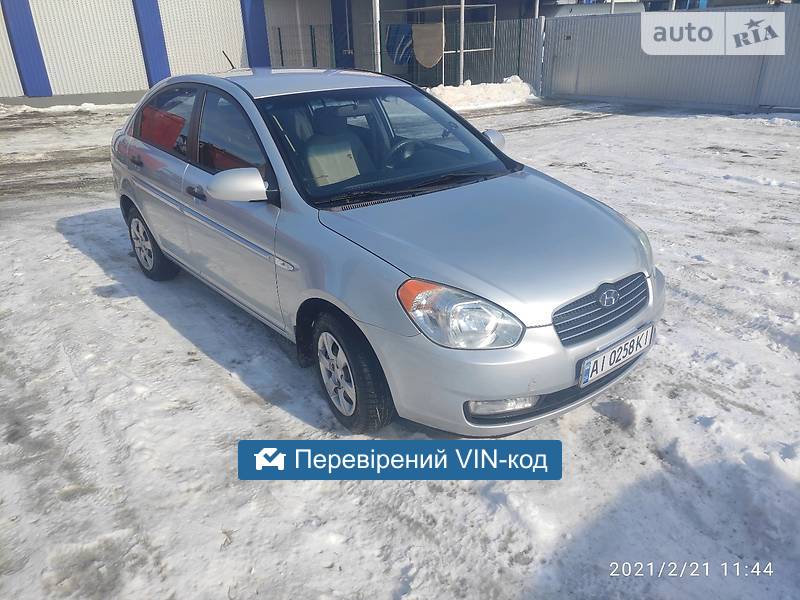 AUTO.RIA – Продам Хюндай Акцент 2007 (AI0258KI) дизель 1.5 седан бу у ...