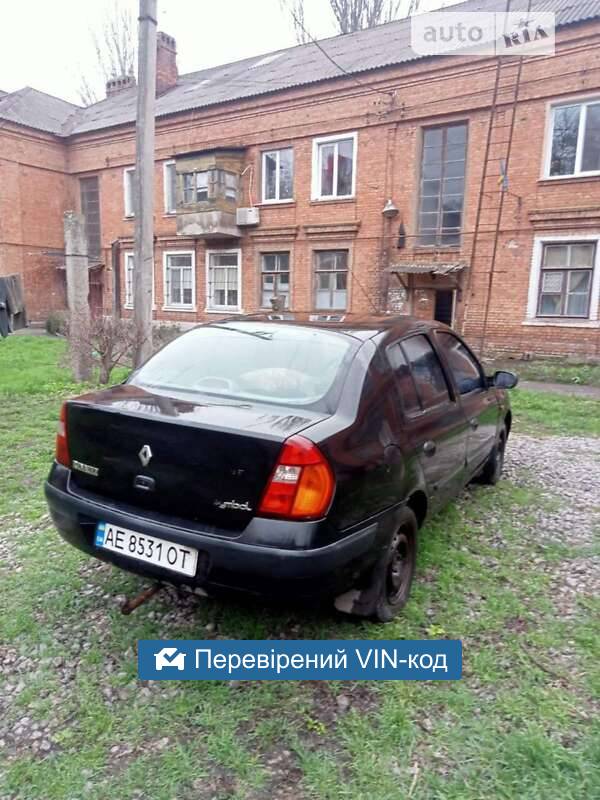 AUTO.RIA – Продам Рено Сімбол 2002 (AE8531OT) газ пропан-бутан / бензин ...